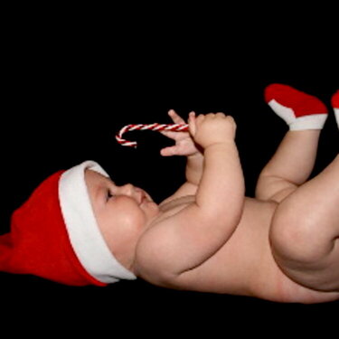 My favorite from the shoot! Mason with candy cane